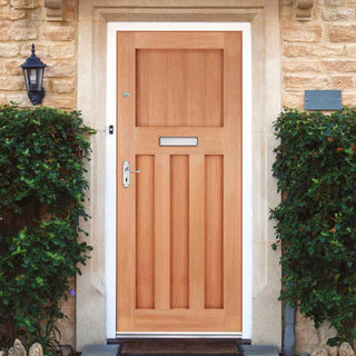 Image: DX 30's Style Exterior Hardwood Front Door