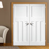 DX30's Panel Door Pair - White Primed