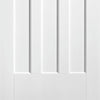 LPD Joinery White Fire Door, DX 30's Shaker Panelled Door - 1/2 Hour Rated - White Primed