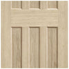 DX 60's Nostalgia Oak Panel Single Evokit Pocket Door Detail