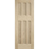 DX 60's Nostalgia Oak Panel Door Pair