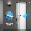 Ratho 8mm Clear Glass - Obscure Printed Design - Single Absolute Pocket Door