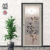Eco-Urban Artisan Door - Birch Tree 6mm Obscure Glass - Clear Printed Design - 4 Premium Primed Colour Choices
