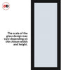 Eco-Urban Artisan® Single Evokit Pocket Door - Drem 6mm Obscure Glass - Clear Printed Design - Colour & Size Options