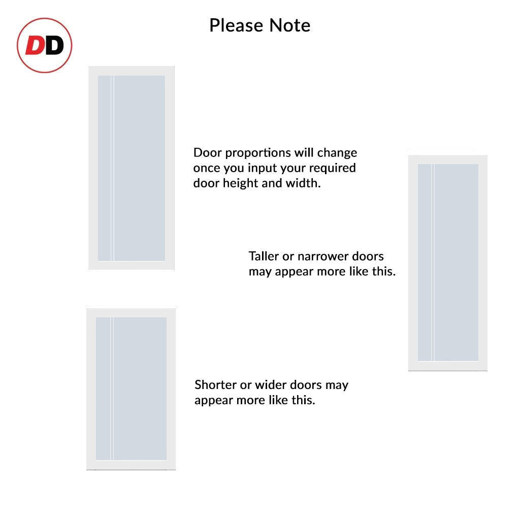 Artisan Solid Wood Internal Door Pair - Gogar 6mm Clear Glass - Obscur ...