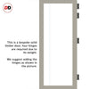 Artisan Solid Wood Internal Door Pair - Gogar 6mm Obscure Glass - Obscure Printed Design - Eco-Urban® 6 Premium Primed Colour Choices
