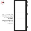 Artisan Solid Wood Internal Door Pair - Gullane 6mm Obscure Glass - Obscure Printed Design - Eco-Urban® 6 Premium Primed Colour Choices