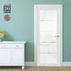 Eco-Urban Artisan Door - Gullane 6mm Obscure Glass - Clear Printed Design - 4 Premium Primed Colour Choices