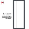Artisan Solid Wood Internal Door - Juniper 6mm Obscure Glass - Obscure Printed Design - Eco-Urban® 6 Premium Primed Colour Choices