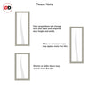 Eco-Urban Artisan® Double Evokit Pocket Door - Roslin 6mm Obscure Glass - Obscure Printed Design - Colour & Size Options