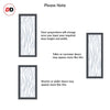 Eco-Urban Artisan® Single Evokit Pocket Door - Zebra Animal Print 6mm Clear Glass - Obscure Printed Design - Colour & Size Options