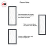 Artisan Solid Wood Internal Door - Zebra Animal Print 6mm Obscure Glass - Obscure Printed Design - Eco-Urban® 6 Premium Primed Colour Choices