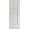 Minimalist Wardrobe Door & Frame Kit - Two Eindhoven 1 Panel Doors - White Primed 
