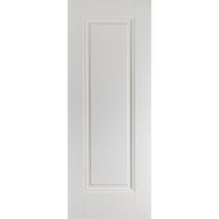 Minimalist Wardrobe Door & Frame Kit - Two Eindhoven 1 Panel Doors - White Primed 
