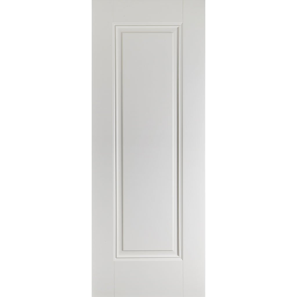 Minimalist Wardrobe Door & Frame Kit - Two Eindhoven 1 Panel Doors - White Primed 