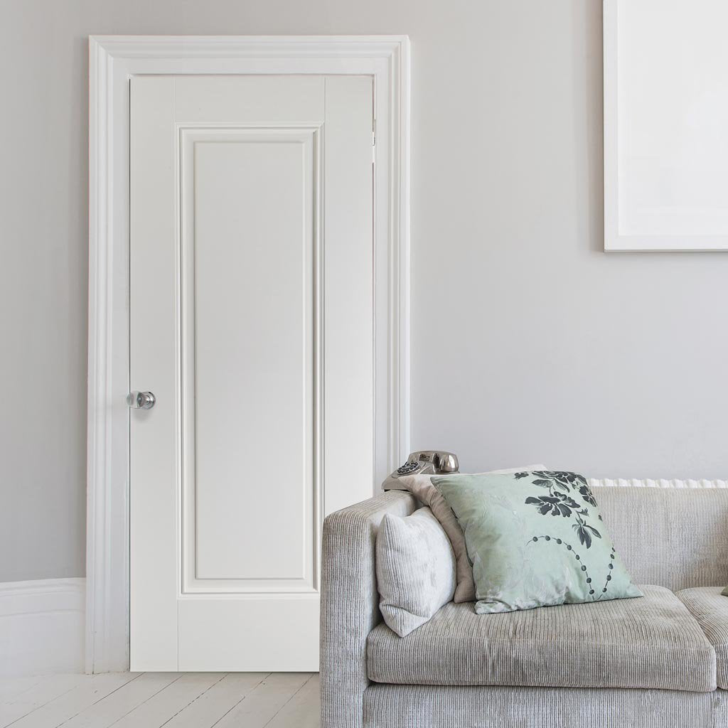 Eindhoven 1 Panel Door - White Primed