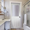 White PVC eldon internal door clear cut lines and crysta