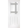 Eldon Grained PVC Door Pair - DecraResin 1 Style Glass