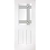 Eldon Grained PVC Door Pair - DecraResin 1 Style Glass