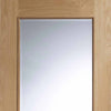 Bespoke Thruslide Calabria Oak Glazed 4 Door Wardrobe and Frame Kit