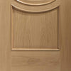 Bespoke Thruslide Calabria Oak Glazed 2 Door Wardrobe and Frame Kit