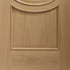 Bespoke Thruslide Calabria Oak Glazed 4 Door Wardrobe and Frame Kit