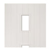 Ely White Primed Door Pair - Clear Glass