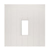 Ely White Primed Door - Clear Glass from Deanta UK