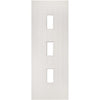 Ely White Primed Door - Clear Glass from Deanta UK