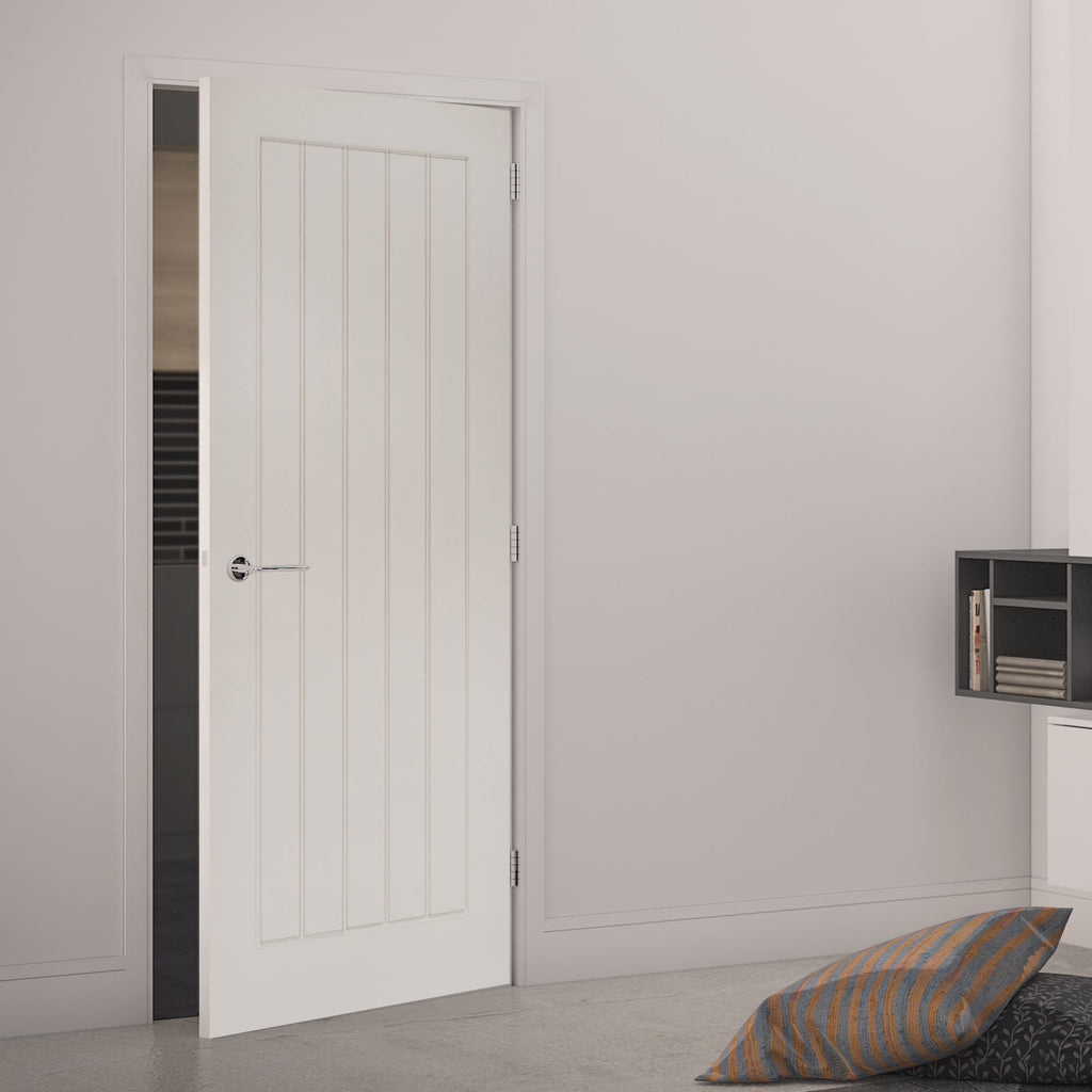 Ely White Primed Door from Deanta UK