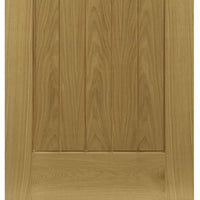 Three Folding Doors & Frame Kit - Ely Oak 2+1 - Unfinished