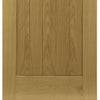 Four Folding Doors & Frame Kit - Ely Oak 3+1 - Unfinished