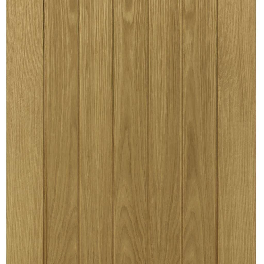 Three Folding Doors & Frame Kit - Ely Oak 3+0 - Unfinished