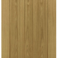 Five Folding Doors & Frame Kit - Ely Oak 3+2 - Unfinished