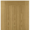 Three Folding Doors & Frame Kit - Ely Oak 3+0 - Unfinished