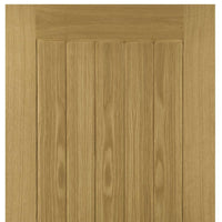 Three Folding Doors & Frame Kit - Ely Oak 3+0 - Unfinished