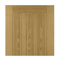Ely Oak Single Evokit Pocket Door Detail - Unfinished