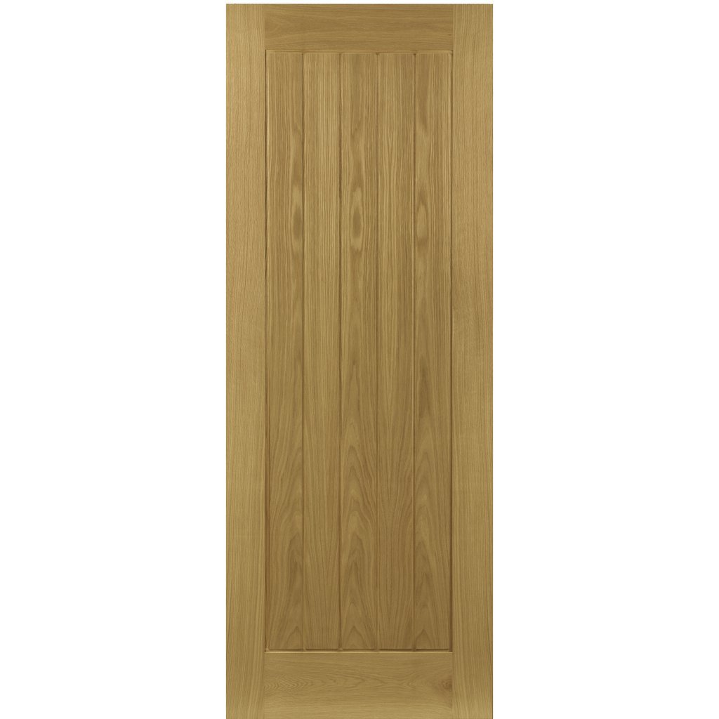 Ely Oak Single Evokit Pocket Door - Unfinished
