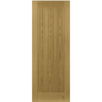 Ely Oak Single Evokit Pocket Door - Unfinished