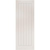 Sirius Tubular Stainless Steel Sliding Track & Ely Double Door - Primed