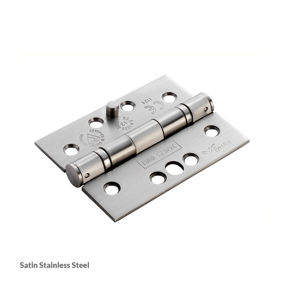 Stainless Steel Ball Bearing Security Grade 13 Hinge, also suits fire doors.