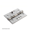 Stainless Steel Ball Bearing Security Grade 13 Hinge, also suits fire doors.