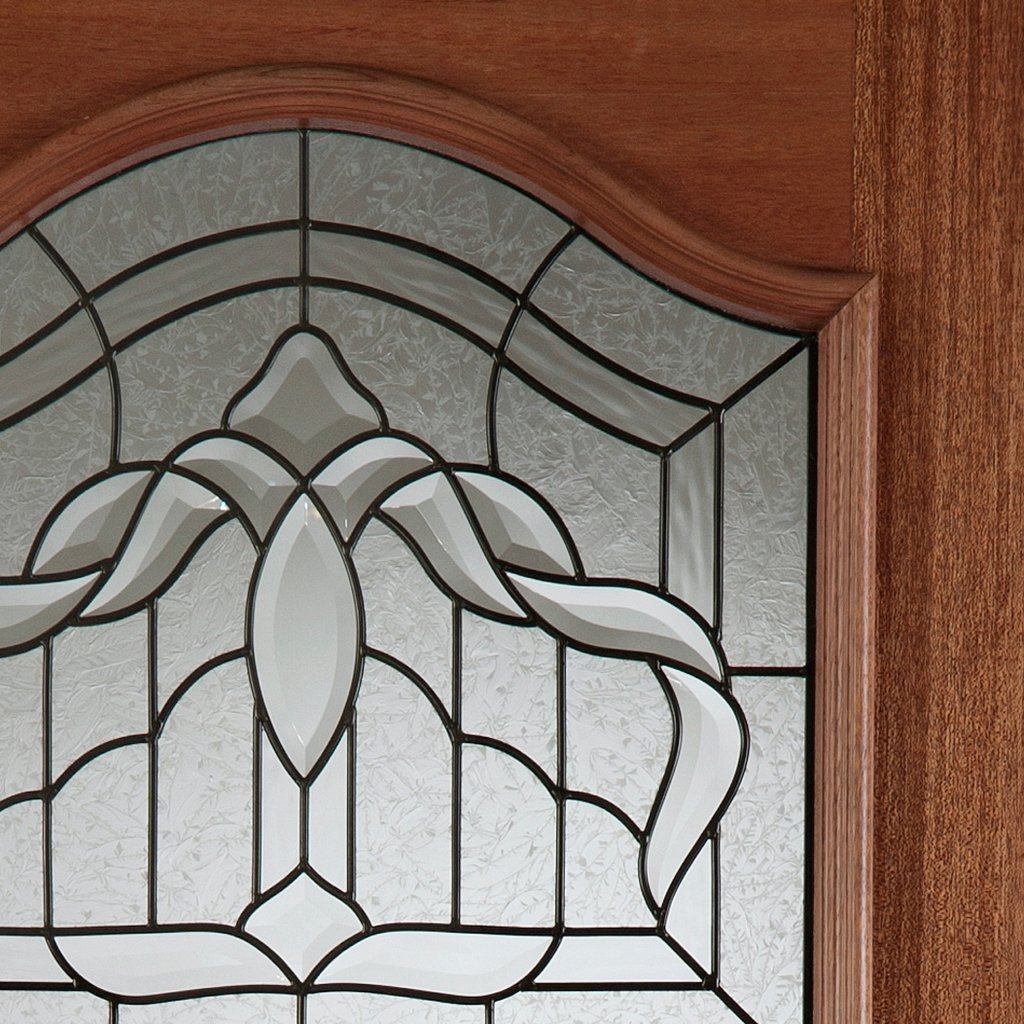 Empress Exterior Oak Door and Frame Set - Zinc Double Glazing - Two Unglazed Side Screens, From LPD Joinery