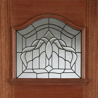 Estate Crown External Hardwood Door and Frame Set - Lead Caming Double Glazing, From LPD Joinery