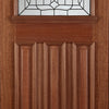 Estate Crown External Hardwood Door and Frame Set - Lead Caming Double Glazing, From LPD Joinery
