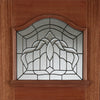 Estate Crown Hardwood Door and Frame Set - Lead Caming Double Glazing - One Unglazed Side Screen, From LPD Joinery