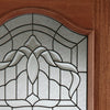 Estate Crown Hardwood Door and Frame Set - Lead Caming Double Glazing - One Unglazed Side Screen, From LPD Joinery