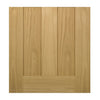 Eton Real American White Oak Veneer Double Evokit Pocket Door Detail - Clear Glass - Unfinished