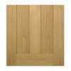 Eton Real American White Oak Veneer Double Evokit Pocket Door Detail - Clear Glass - Unfinished