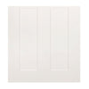 Eton White Primed Victorian Shaker Door - Clear Glass from Deanta UK